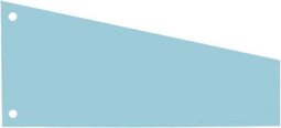 Scheidingsstrook Esselte trapezium 235x105/55mm blauw