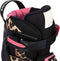 Nijdam Panther Poise - Skeelers - Verstelbaar - Zwart/Roze - Maat 33-37