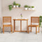 vidaXL - Ligbedden - Zonder - Armleuningen - - - Set - van - 2 - in - Massief - Acaciahout