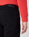 WRANGLER Straight Jeans - Regular Fit - Middelhoge Taille - Zwart