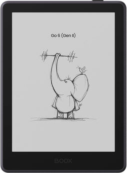 BOOX Go 6 (Gen II) - 6'' e-Reader - 300 PPI ePaper Android Google Play Store 3 GB - Aubergine