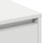 vidaXL - Dressoir - met - LED - - - Wit, - 90x32x75 - cm, - Gemaakt - uit - Engineered - Wood