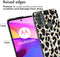 iMoshion Hoesje Geschikt voor Motorola Moto E40 / Moto E30 Hoesje Siliconen - iMoshion Design hoesje - Goud / Golden Leopard