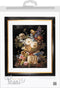 Thea Gouverneur - Borduurpakket met telpatroon - 580.05 - Voorgesorteerde DMC Garens - Bloemstilleven met albasten vaas. Gerard van Spaendonck. 1783 - Zwart Aida 7 kruisjes/cm- 65 cm x 50 cm - DIY Kit
