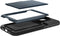 Spigen Slim Armor CS - Back Cover - Dubbellaags met Air Cushion - Metal Slate