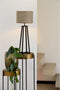 Light & Living Saverna - Cilinder Lampenkap - Ø30x21cm - Bruin
