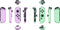 Nintendo Switch Joy-Con - Gamecontroller - HD-trilfunctie - Groen Paars (paar)