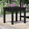vidaXL - Tuinbank - 50x44x45 - cm - massief - grenenhout - zwart