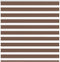 vidaXL - Zebra - rolgordijn - 145x150 - cm - stofbreedte - 140,9cm - polyester - bruin