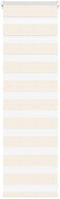 vidaXL - Zebra - rolgordijn - 45x100 - cm - stofbreedte - 40,9 - cm - marmerbeige