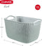 Curver Knit Opbergmand - Maat L - 19L - Misty Blue