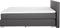 PRESIDENT - Boxspringbed - Donkergrijs - 180 x 200 cm - Polyester