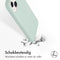 Accezz Liquid Silicone Backcover - Schokabsorberend - Blauw (iPhone 13)