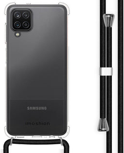 imoshion Hoesje Geschikt voor Samsung Galaxy A12 Hoesje Met Koord - imoshion Backcover met koord - Transparant