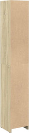 vidaXL - Badkamerkast - 30x30x183,5 - cm - spaanplaat - sonoma - eikenkleurig