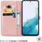 iMoshion Hoesje Geschikt voor Samsung Galaxy A34 (5G) Hoesje Met Pasjeshouder - iMoshion Mandala Bookcase - Rosé Goud