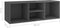 vidaXL - Schoenenopbergbank - 105x35x35 - cm - bewerkt - hout - hoogglans - grijs