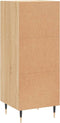 vidaXL - Dressoir - 34,5x34x90 - cm - bewerkt - hout - sonoma - eiken