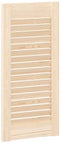 vidaXL - Kastdeur - met - lamellen - 61,5x29,5 - cm - massief - grenenhout