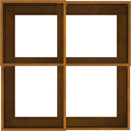 vidaXL - Tuinplanter - 100x100x48 - cm - Weerbestendig - Staal