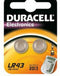 Duracell LR43 - Knoopcel batterij - 1,5 Volt - 18 gr