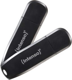 Intenso Speed Line - USB-stick 64GB - USB 3.2 Gen 1 - Zwart (2 stuks)
