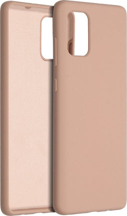Accezz Samsung Galaxy A71 - Liquid Silicone Backcover - Schokabsorberend - Roze