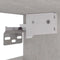 vidaXL Wandkast - 34,5x32,5x90 cm - bewerkt hout - bruin eikenkleur