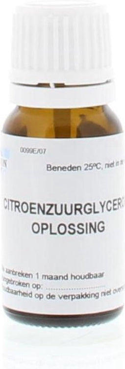 Citroenzuurglycerol oplossing
