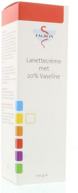 Fagron Lanettecreme met 20% vaseline (100g)