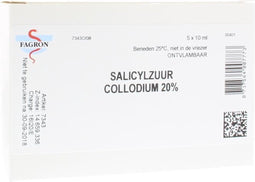 Salicylzuurcollodium 20% Fagron 5x10ML