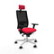 Bureaustoel Piqueras y Crespo 3D026N2 Rood
