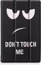 imoshion Tablet Hoes Geschikt voor Lenovo Tab M10 Plus / Tab M10 FHD Plus - imoshion Design Trifold Bookcase - Zwart / Meerkleurig /Don't touch