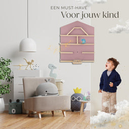 tectake Mylittle Story - Wandrek - Huisvorm - Hout - Kersenlook