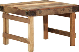 vidaXL - Koffietafel - 55x60x40 - cm - Massief - Gerecycled - Hout