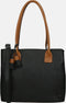 Berba Medium Schoudertas Dames - Leer - Chamonix - Zwart