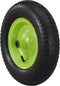Kruiwagen 100 Liter - Luchtbanden - Max. 210 KG - Zwart - Incl. Handschoenen