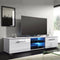 TV meubel TV kast Tenus zonder LED verlichting body wit front hoogglans wit