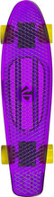 Plastic skateboard Juicy Susi clear paars