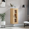 vidaXL - Hangkast - 34,5x34x90 - cm - sonoma - eikenkleurig