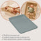 Lionelo Megs - Verschoonkussen - Waterdicht Antislip PU-schuim Verhoogde Randen 70×49×7 cm Grijs