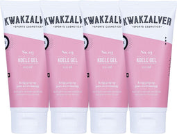 Kwakzalver No.3 Koele Gel – 4x100ML – Verkoelende Gel voor Spierherstel – Cooling-down Gel – Sportgel – Herstellende Gel