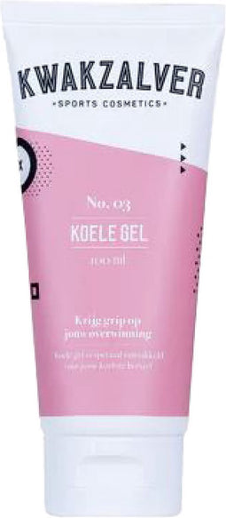 Kwakzalver No.3 Koele Gel – 100ML – Verkoelende Gel voor Spierherstel – Cooling-down Gel – Sportgel – Herstellende Gel