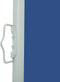 vidaXL - Tuinscherm - uittrekbaar - 117x500 - cm - blauw