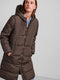 PIECES PCBEE NEW LONG PUFFER JACKET BC - Dames Jas - Valt groot - Maat XS