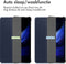 imoshion Tablet Hoes - Geschikt voor Xiaomi Pad 6 Pro, Xiaomi Pad 6 - Trifold Bookcase - Donkerblauw