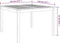 vidaXL Tuintafel 110x110x75 cm massief acaciahout