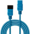 Lindy 30122 - Stroom Verlengkabel C19-C20 - 3.00 m Blauw