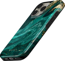 Burga Tough Case geschikt voor Apple iPhone 16 Pro - Emerald Pool