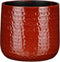 Mica Decorations Floyd Bloempot - 24x24x21 cm - Keramiek - Donkerrood